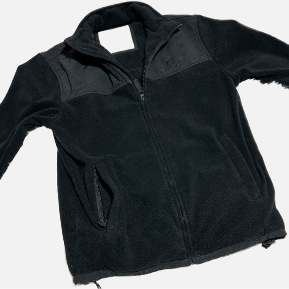 Aeropostale Other - Aeropostale Black Fleece Zip Up Coat Jacket